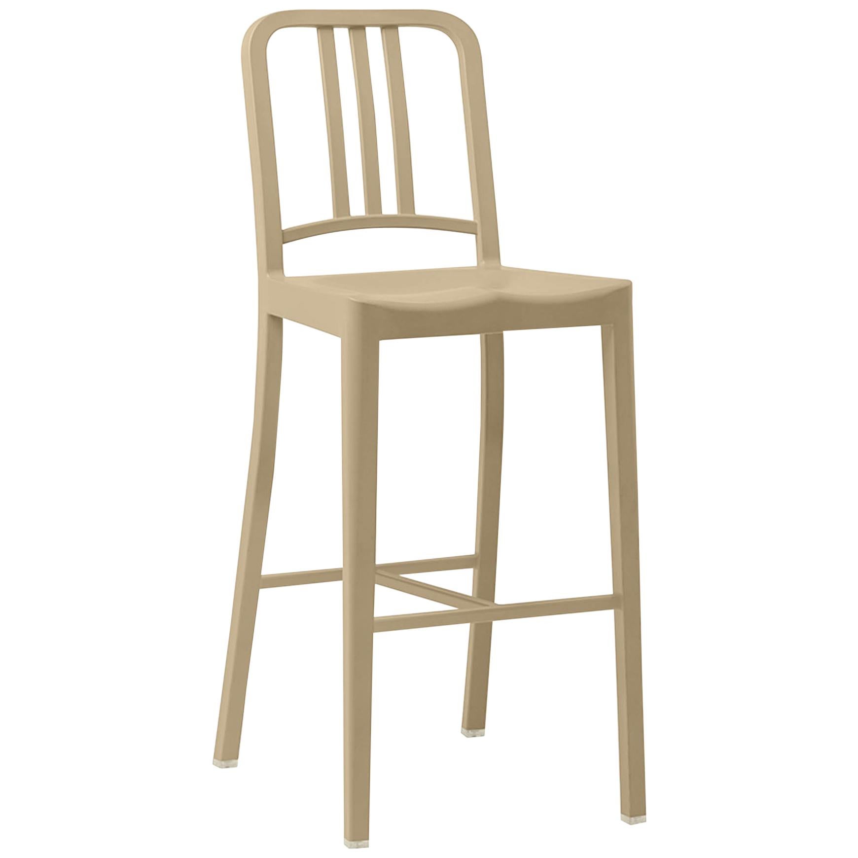 Emeco 111 Navy Barstool in Beach by Coca-Cola For Sale
