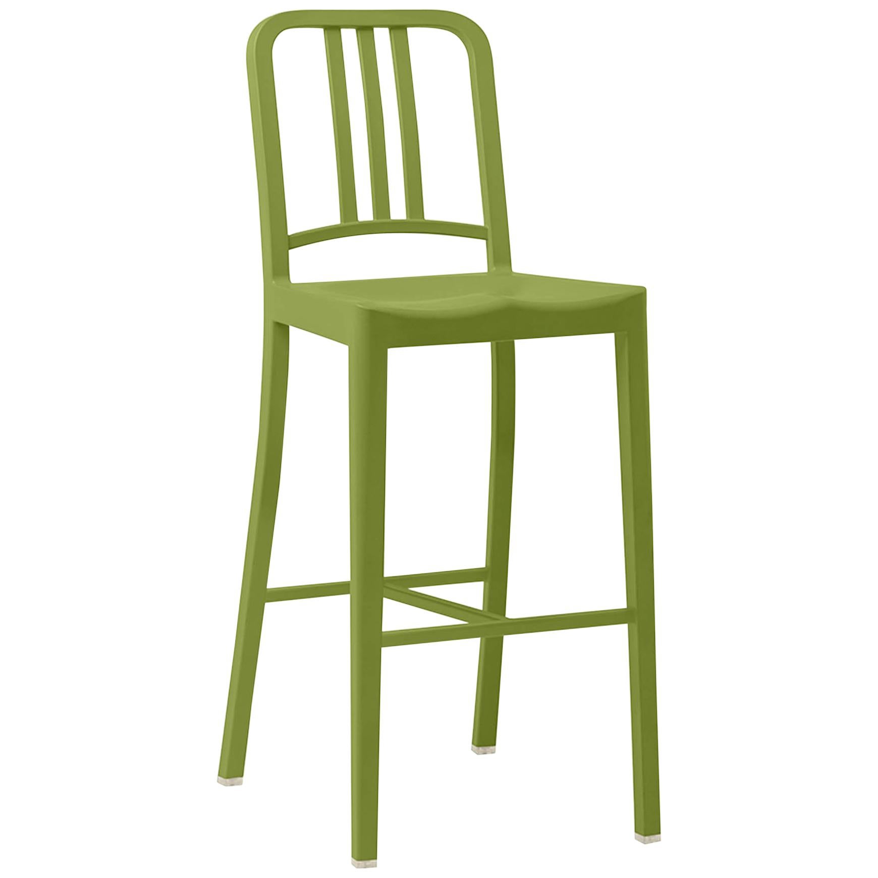 Emeco 111 Navy Barstool in Grass by Coca-Cola For Sale