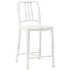 Tabouret de comptoir bleu marine Emeco 111 en neige par Coca-Cola