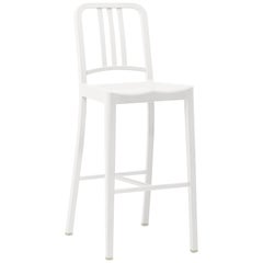 Emeco 111 Navy Barstool in Snow by Coca-Cola