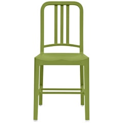 Emeco 111 Marineblauer Stuhl aus Gras von Coca-Cola