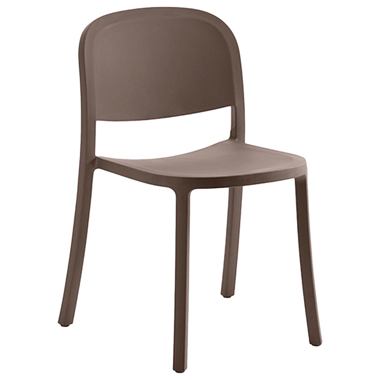 Emeco 1 Zoll aufgearbeiteter Stuhl in Braun von Jasper Morrison