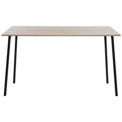 Emeco Run Large High Table in Black Powder-Coat & Ash by Sam Hecht + Kim Colin