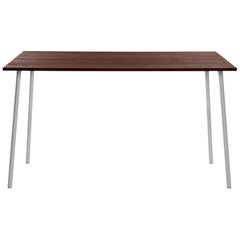 Emeco Run Large High Table in Aluminum & Walnut by Sam Hecht + Kim Colin