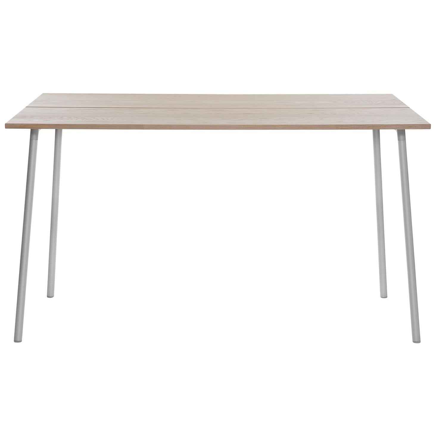 Emeco Run Large High Table in Aluminum and Ash by Sam Hecht & Kim Colin