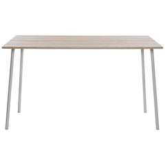 Emeco Run Large High Table in Aluminum and Ash by Sam Hecht & Kim Colin
