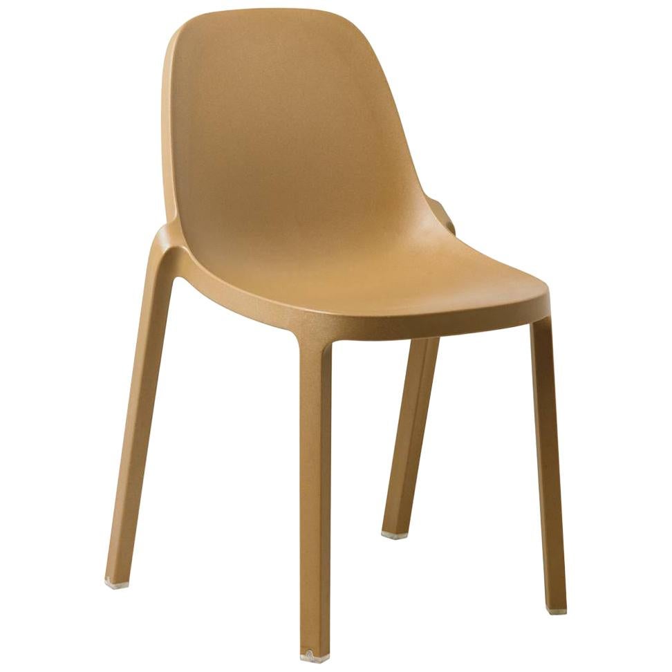 Emeco Broom Stacking Chair in Tan by Philippe Starck For Sale