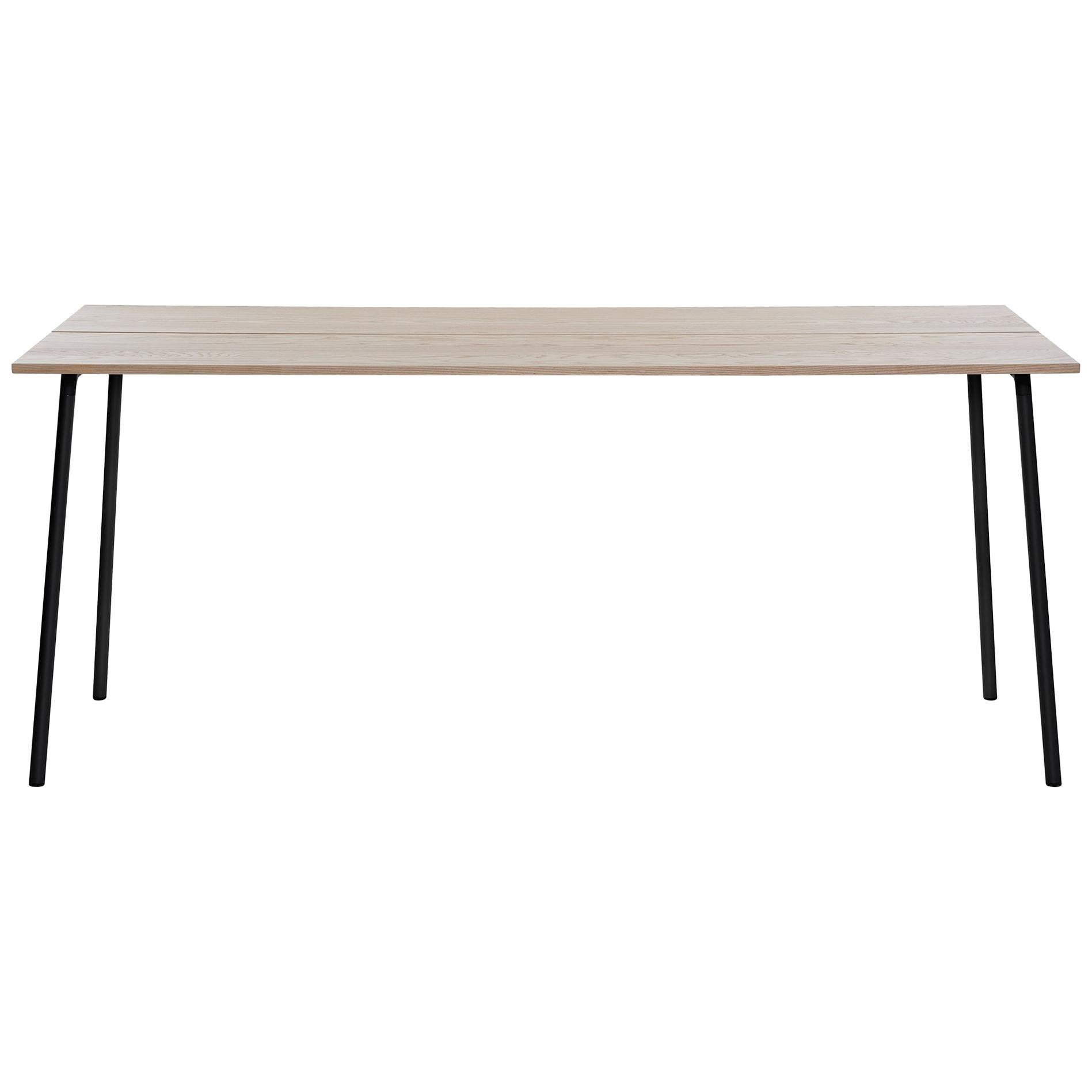 Emeco Run XL High Table in Black Powder-Coat & Ash by Sam Hecht + Kim Colin For Sale