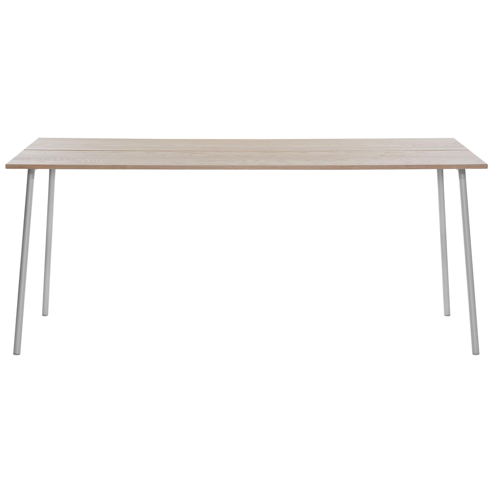 Emeco Run Extra Large Table in Clear Anodized & Ash by Sam Hecht + Kim Colin For Sale