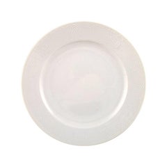 Royal Copenhagen Axel Salto Service, White, Lunch Plate, 4 Pieces in Stock