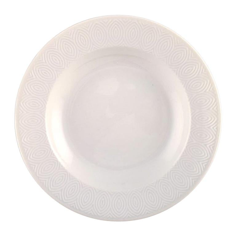 Royal Copenhagen Axel Salto Service, White, Deep Plate