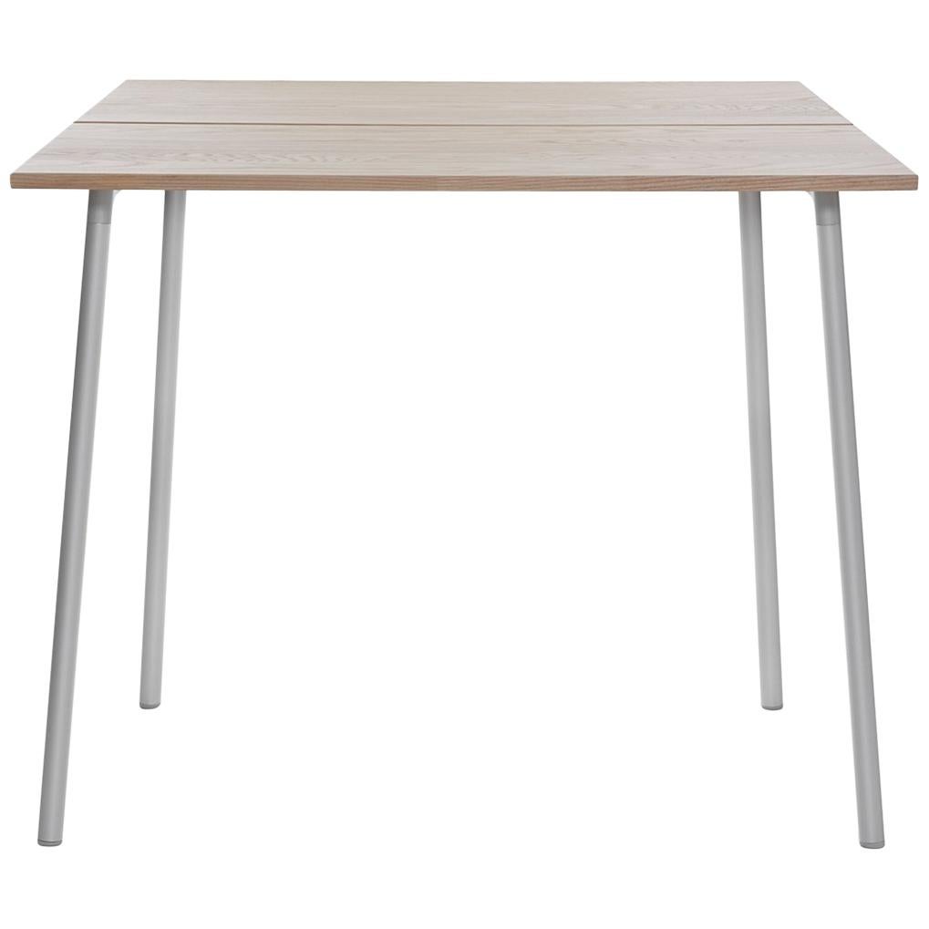 Emeco Run Medium High Table in Aluminum and Ash by Sam Hecht & Kim Colin For Sale