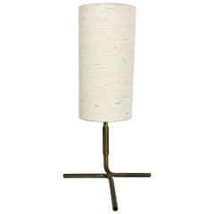 Vintage Original Austrian Hollywood Regency Brass Tripod Table Light, Austria, 1960s