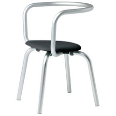 Emeco Parrish Side Chair in Aluminum & Black by Konstantin Grcic