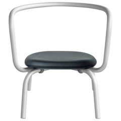Emeco Parrish Lounge Chair in Aluminum w/ Black Seat by Konstantin Grcic 