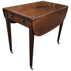 Georgian Mahogany Inlaid Pembroke