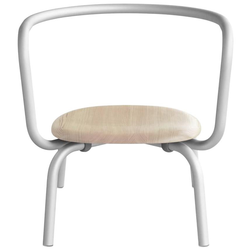 Emeco Parrish Lounge Chair in Aluminum w/ Ash Seat by Konstantin Grcic 