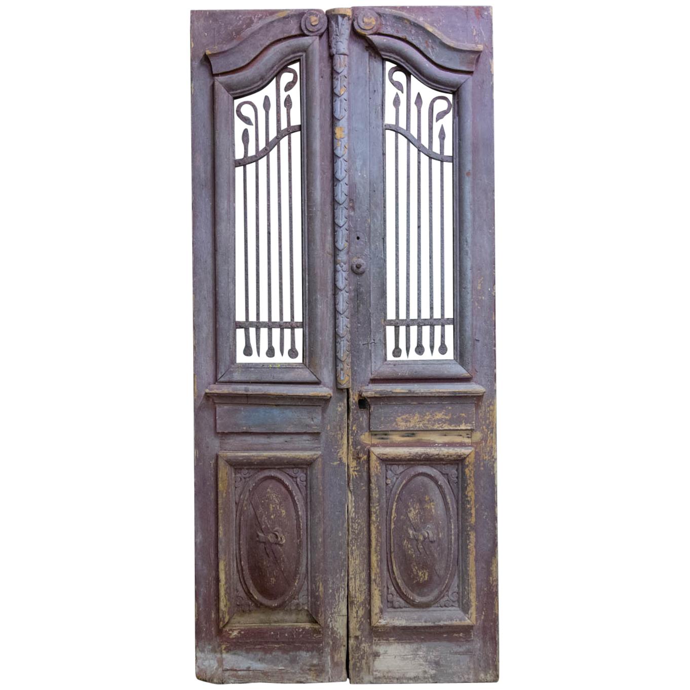 Large Antique Doors, Egypt in the Early 1900 For Sale