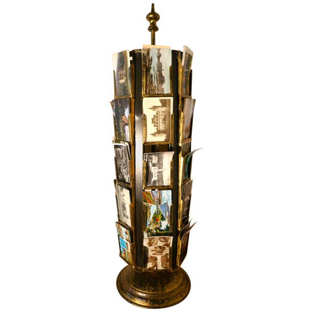 Tall Edwardian Post Card Display Stand at 1stDibs | vintage postcard ...