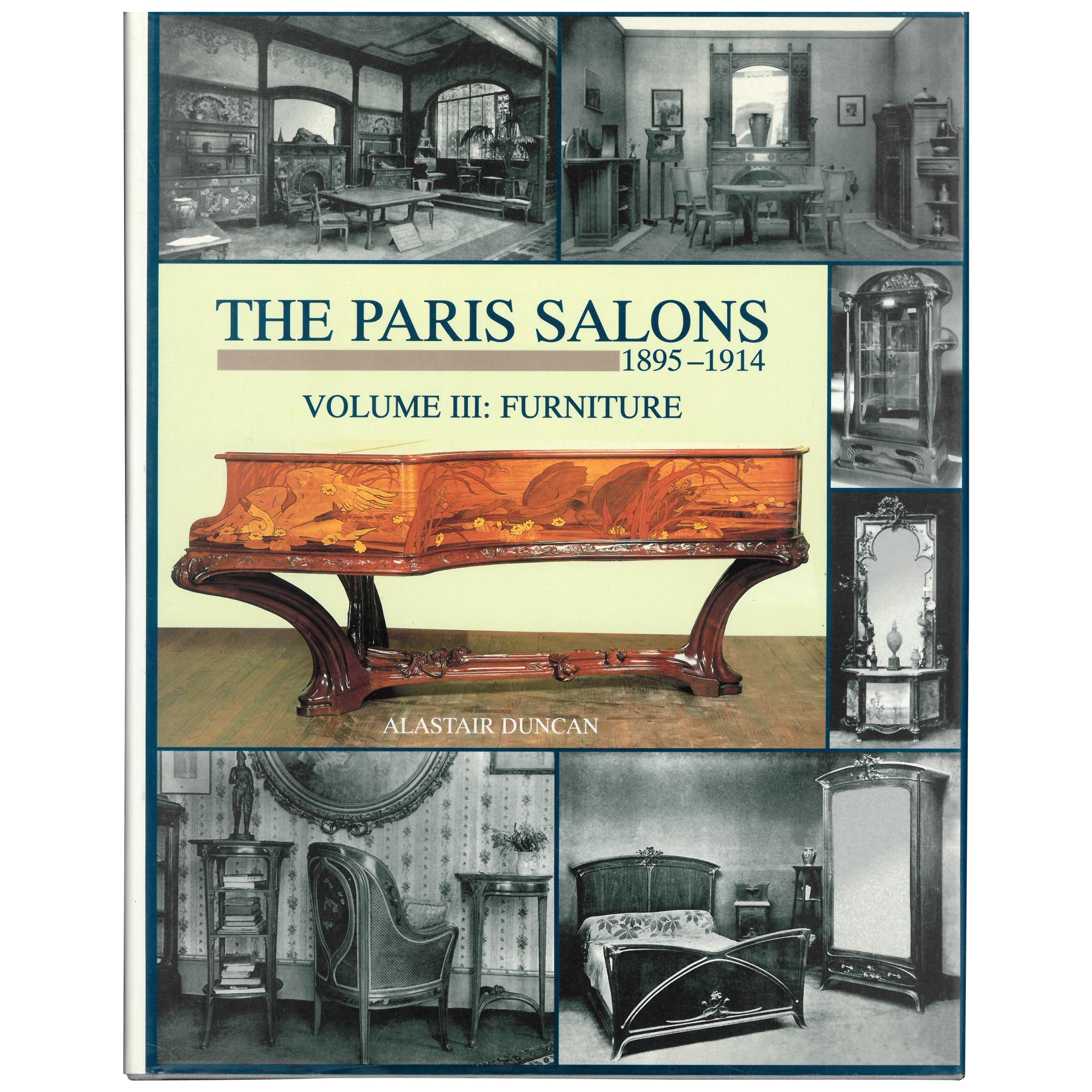 The Paris Salons 1895-1914 Volume III Furniture by Alastair Duncan (Book) For Sale