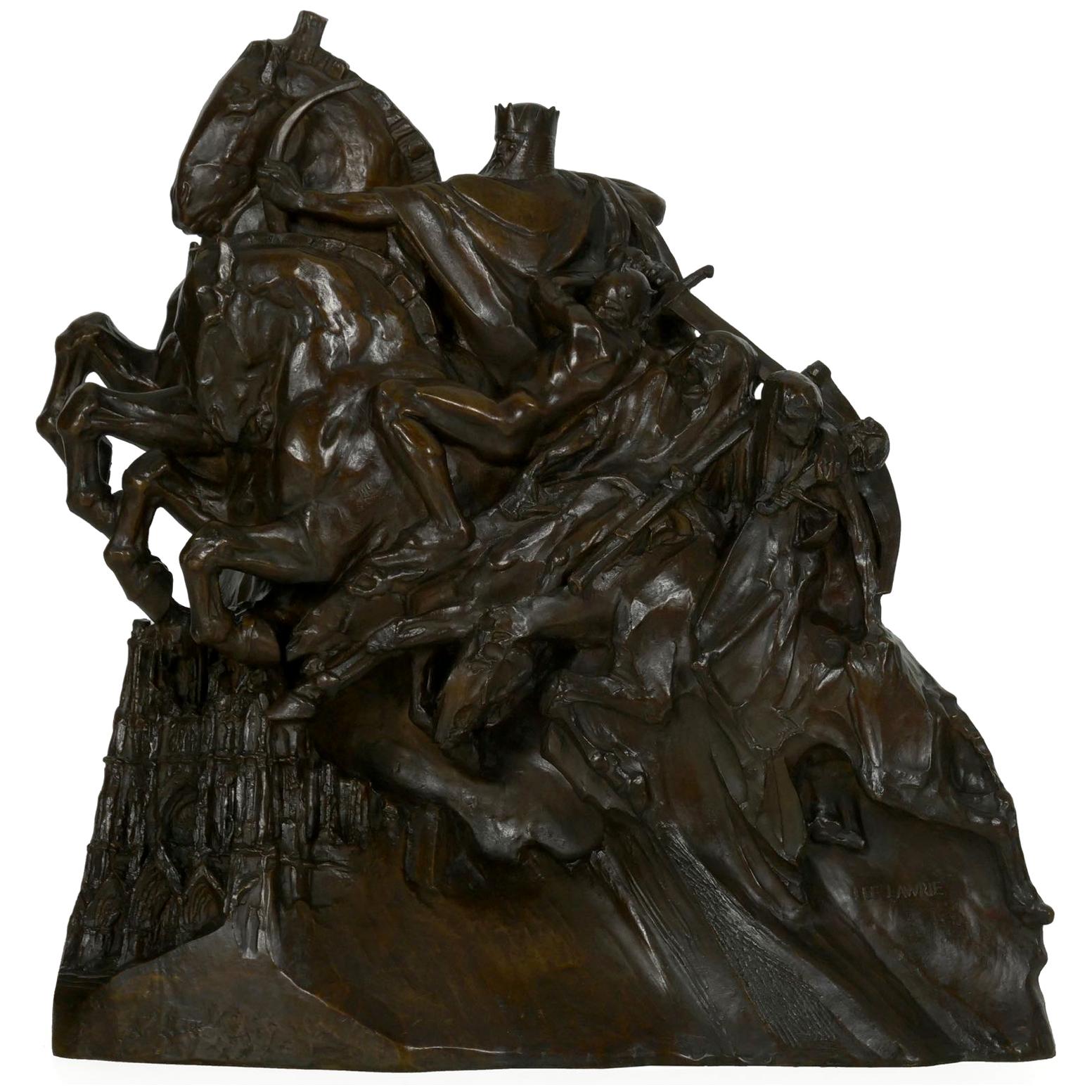 Art Deco Bronze Sculpture of “Four Horsemen of Apocalypse” by Lee Lawrie