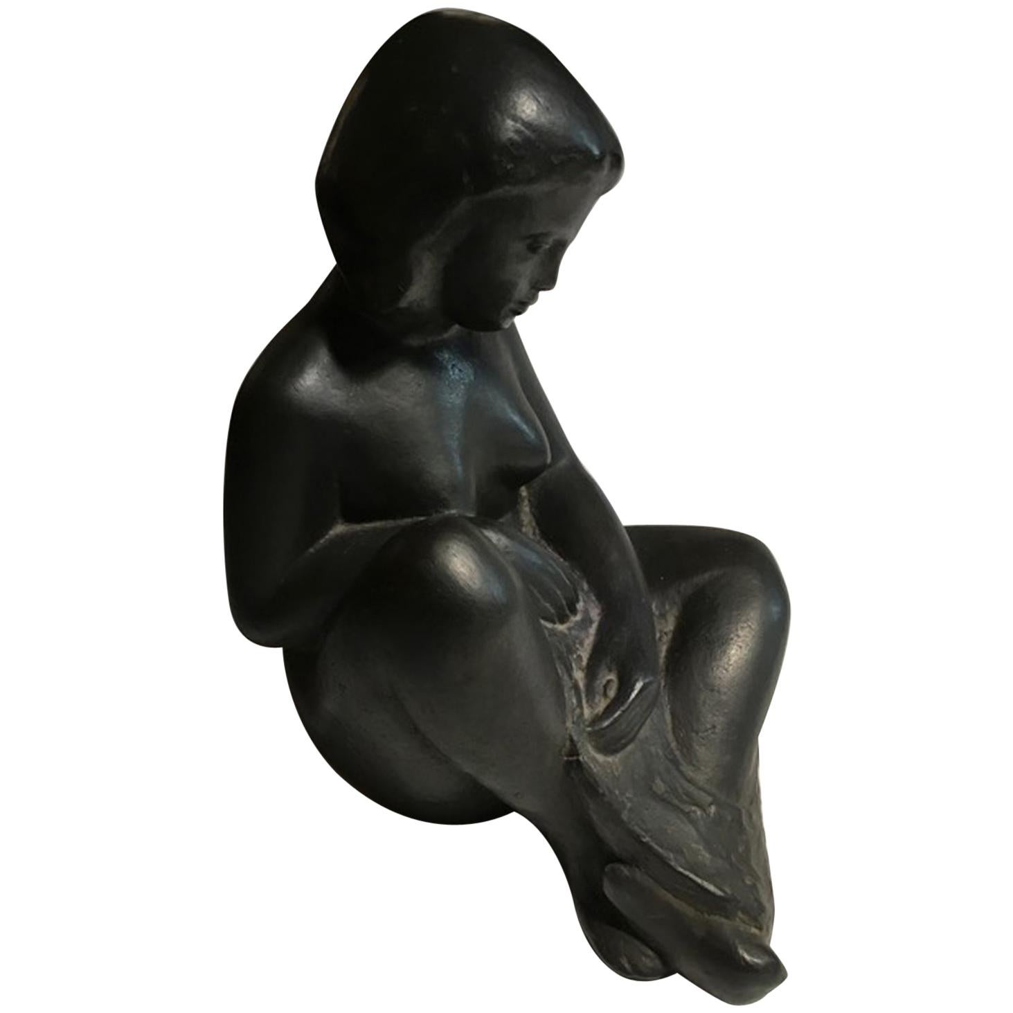 France Early 20th Century Bronze Figurative Sculpture