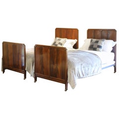 Matching Pair of Mahogany Beds, WP20