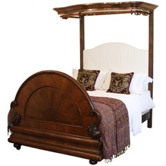 Antique Half Tester Bed in Mahogany, WK111