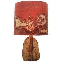 Hand Painted Ceramic Table Lamp by Marianne, Berlin, 1960
