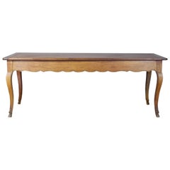 Early 19th Century French Cherrywood Farm Table