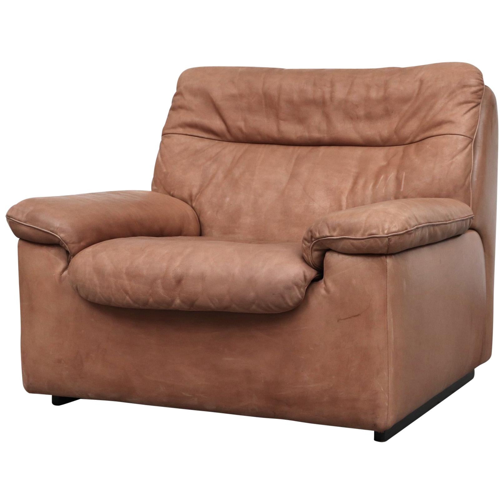 De Sede DS 66 Natural Leather Lounge Chair