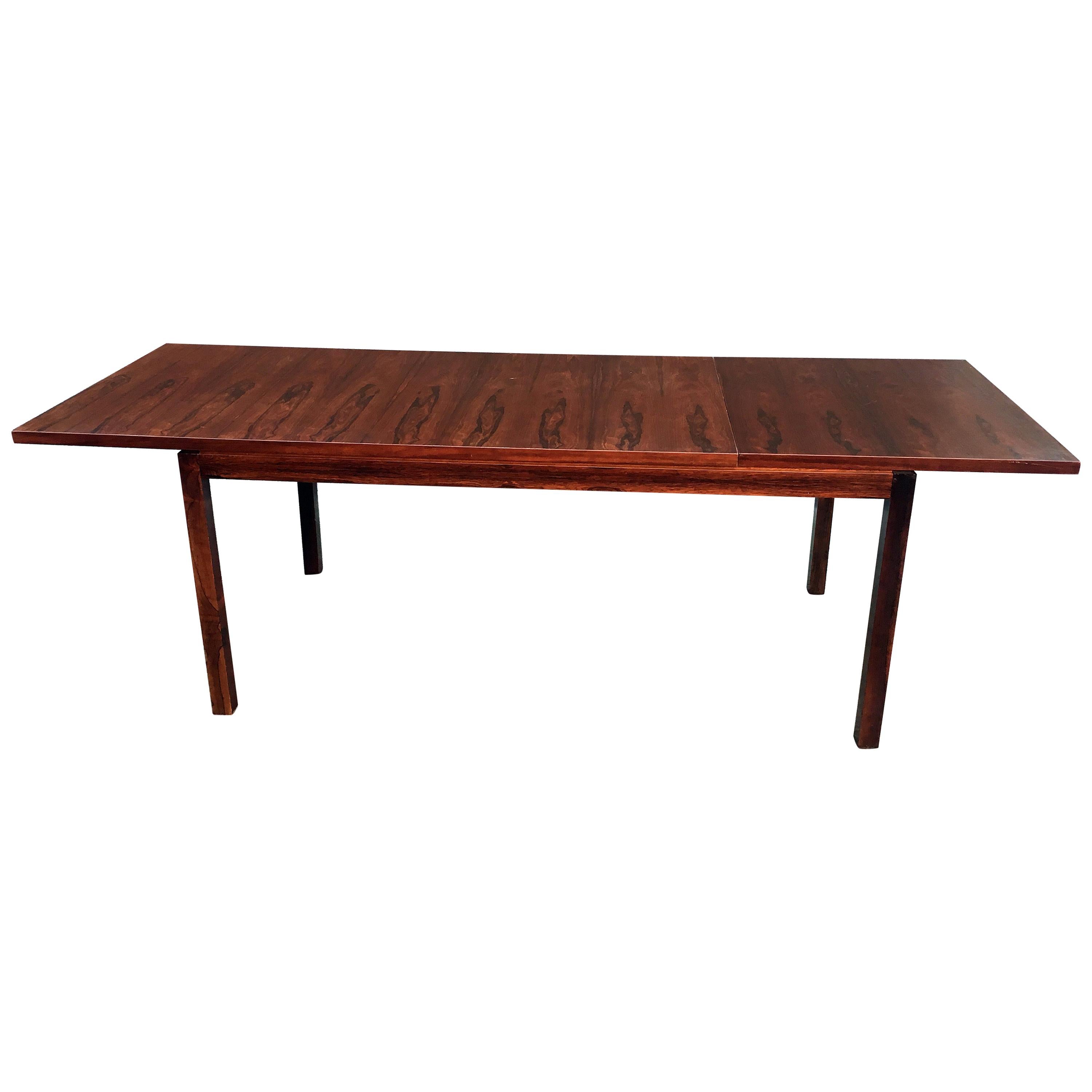 Alfred Hendrickx , Table in Rosewood and Rosewood Veneer circa 1970 For Sale