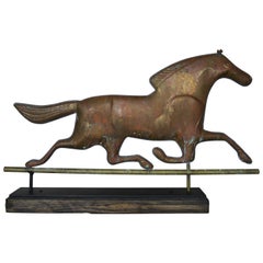 Dexter Horse Weather Vane on Iron Base