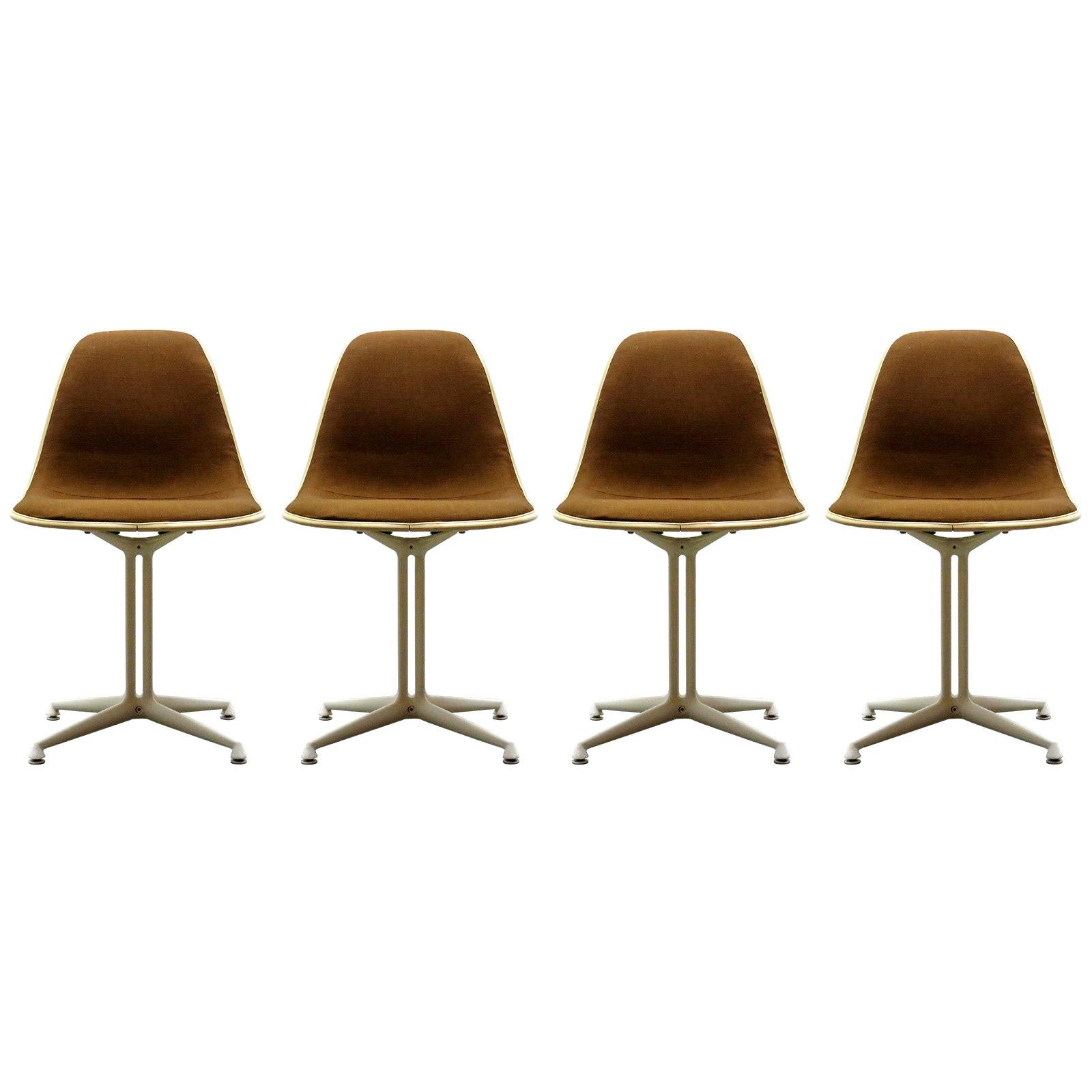Set of Four Charles and Ray Eames La Fonda Chairs