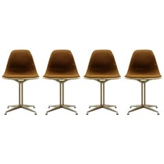 Set of Four Charles and Ray Eames La Fonda Chairs
