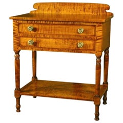 Sheraton Washstand in Tiger Maple