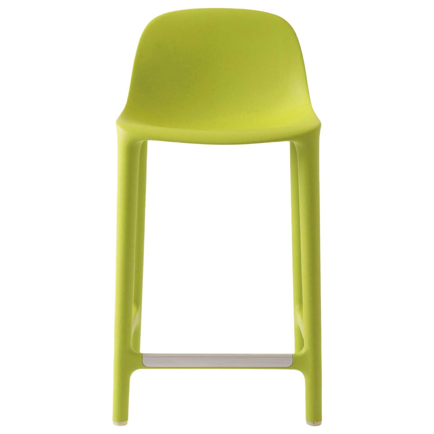 Tabouret de comptoir Broom d'Emeco en vert de Philippe Starck en vente