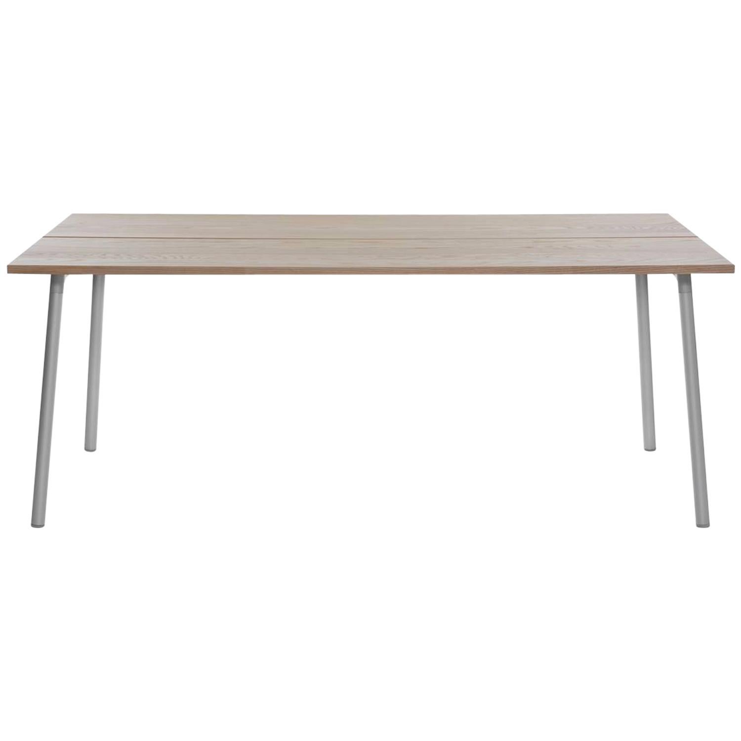 Emeco Run Large Table in Aluminum and Ash by Sam Hecht and Kim Colin