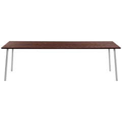 Emeco Run Extra Large Table in Aluminum and Walnut by Sam Hecht + Kim Colin
