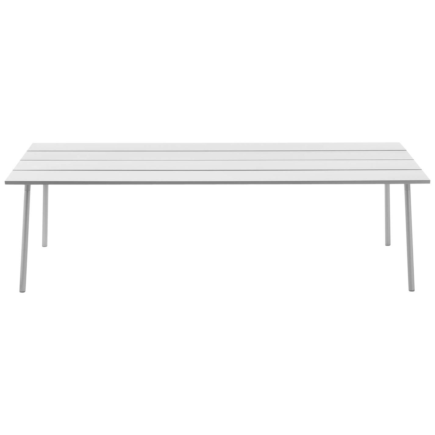 Extra large table Emeco Run en aluminium anodisé transparent par Sam Hecht & Kim Colin en vente