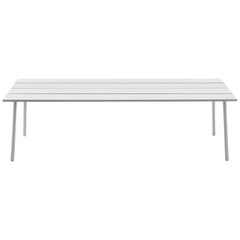Emeco Run Extra Large Table in Clear Anodized Aluminum by Sam Hecht & Kim Colin