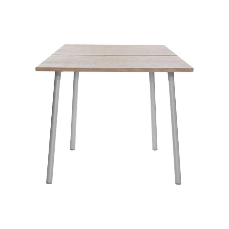 Emeco Run Small Table in Aluminum and Ash by Sam Hecht & Kim Colin For Sale