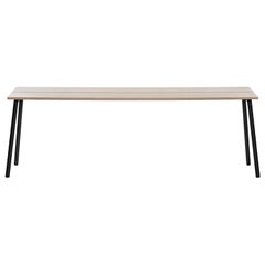 Emeco Run Large Side Table in Black Powder-Coat & Ash by Sam Hecht + Kim Colin