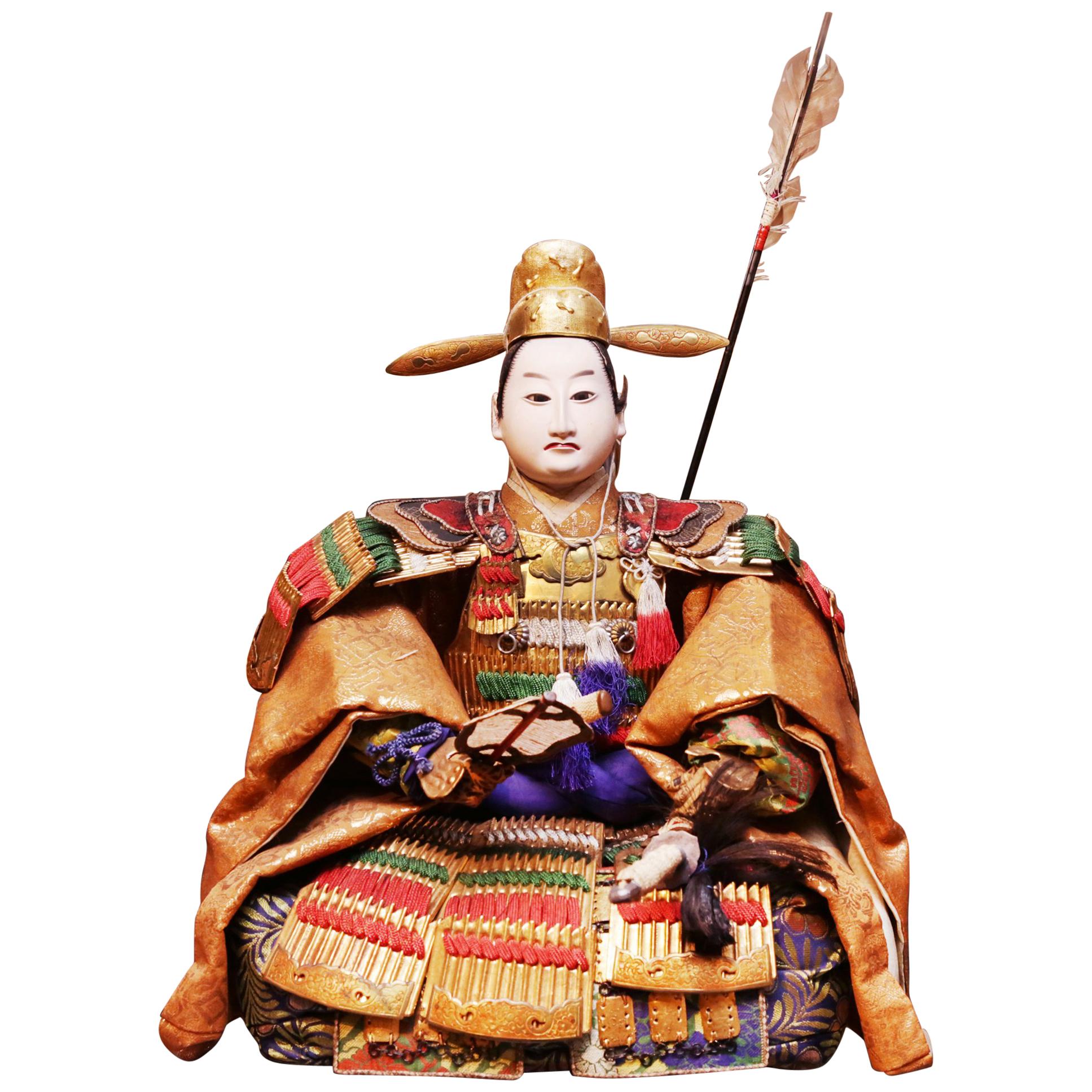 Toyomi Hideyoshi Japanese Doll Meiji Era at 1stDibs