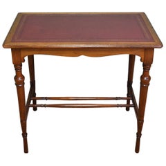 Quality Victorian Arts & Crafts Walnut Antique Side or Writing Table