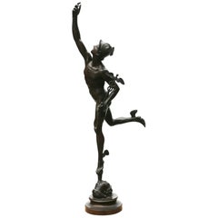 Antique After Giambologna, a Bronze Figure of Mercury