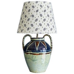 Amphora Shaped Ceramic Table Lamp