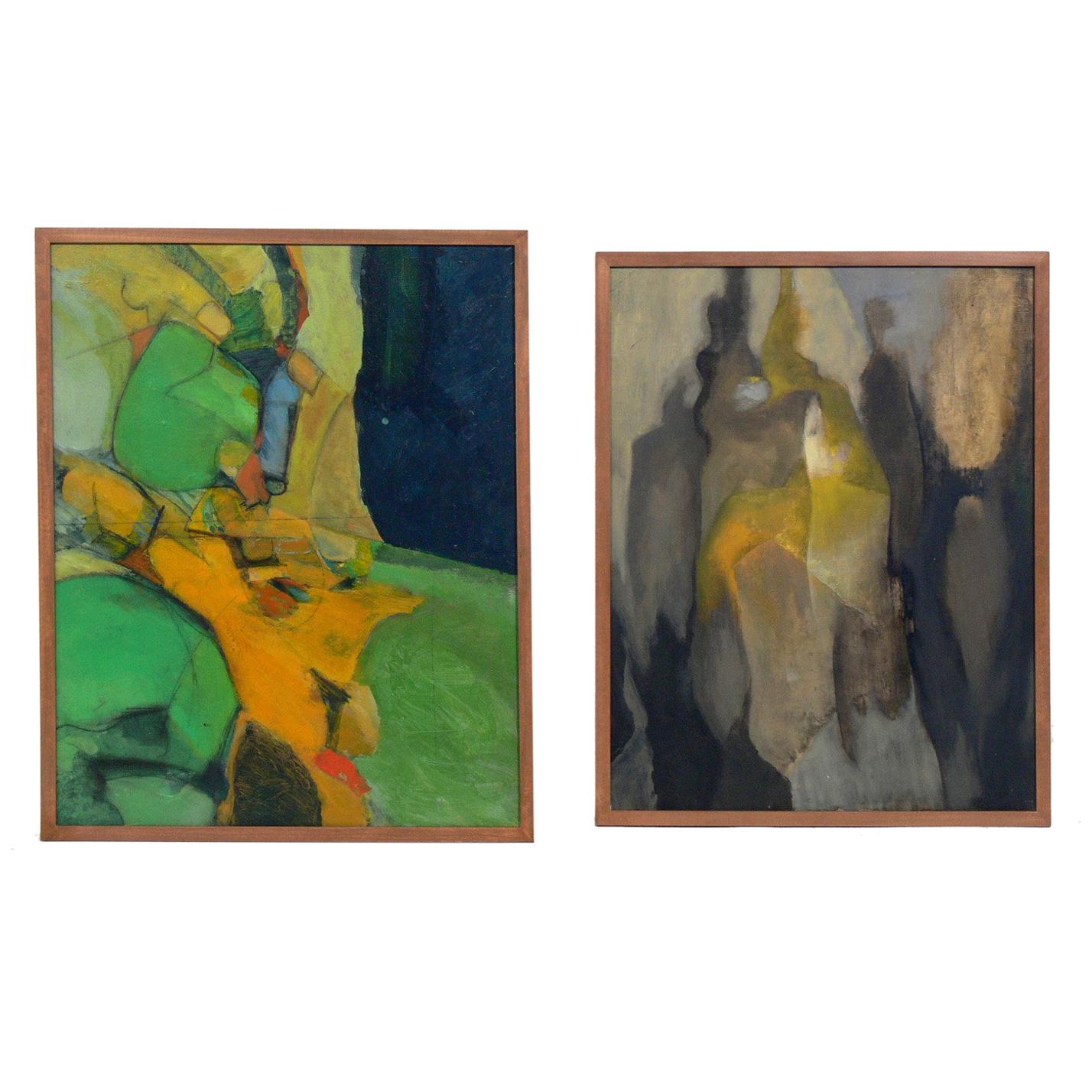 Selection of Abstract Paintings, circa 1960s