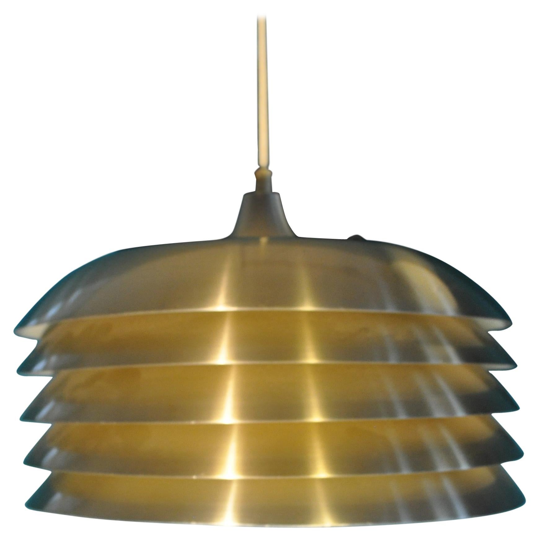 Brass Ceiling Lamp "T742", Hans-Agne Jakobsson, 1960