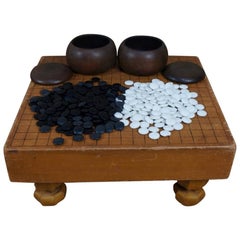 Japanese Antique GO Game Complete Set Original  1915